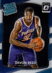 2017-18 Panini Donruss Optic Rated Rookie #169 Davon Reed - Suns